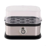 N3UA Automatic Eggs Cooker 200W Stainless Steel Soft Hard 6 Eggs Boiler Tool