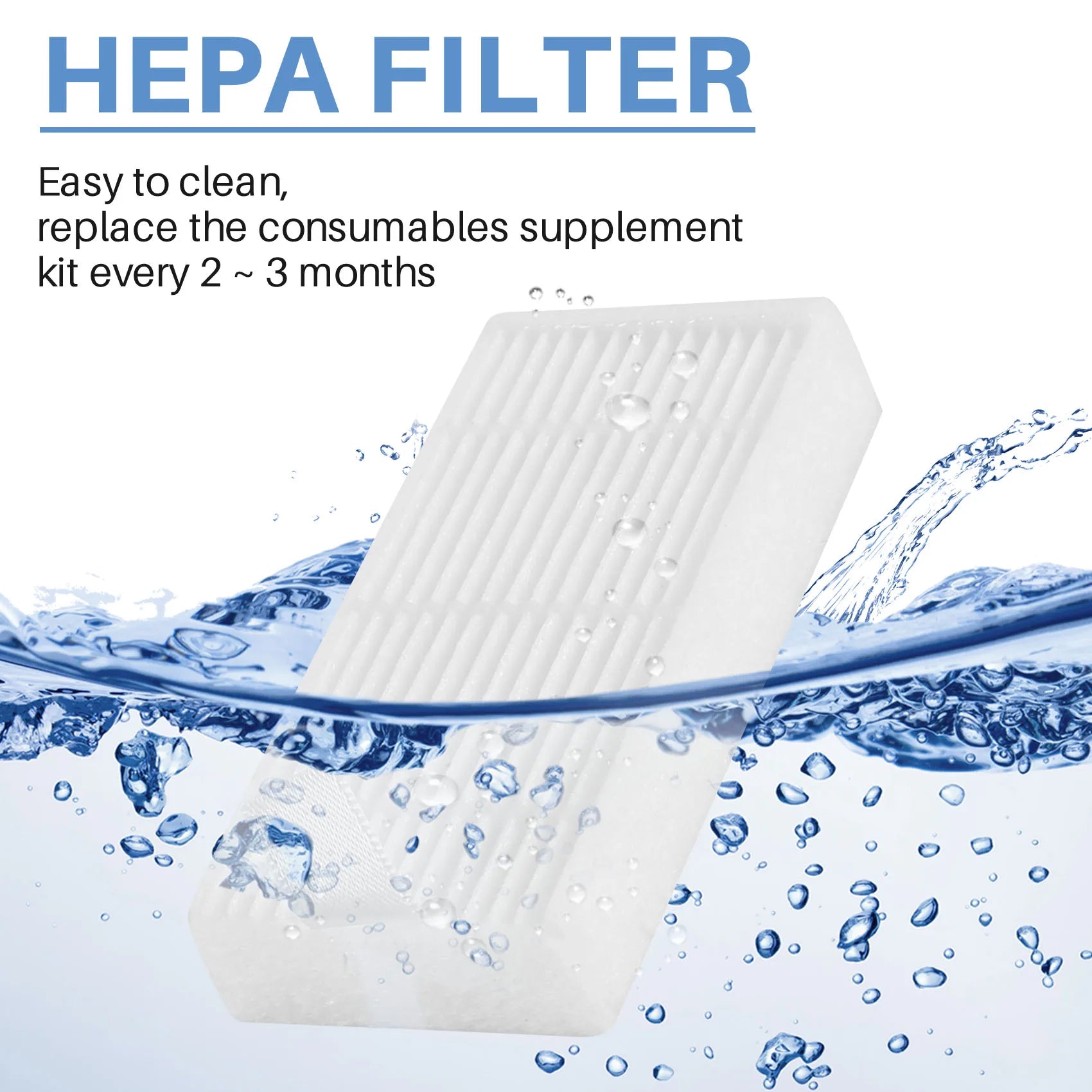 Elexxxo CleanMax Pro Filter Pack — Replacement Filter Elements for Robot Vacuums
