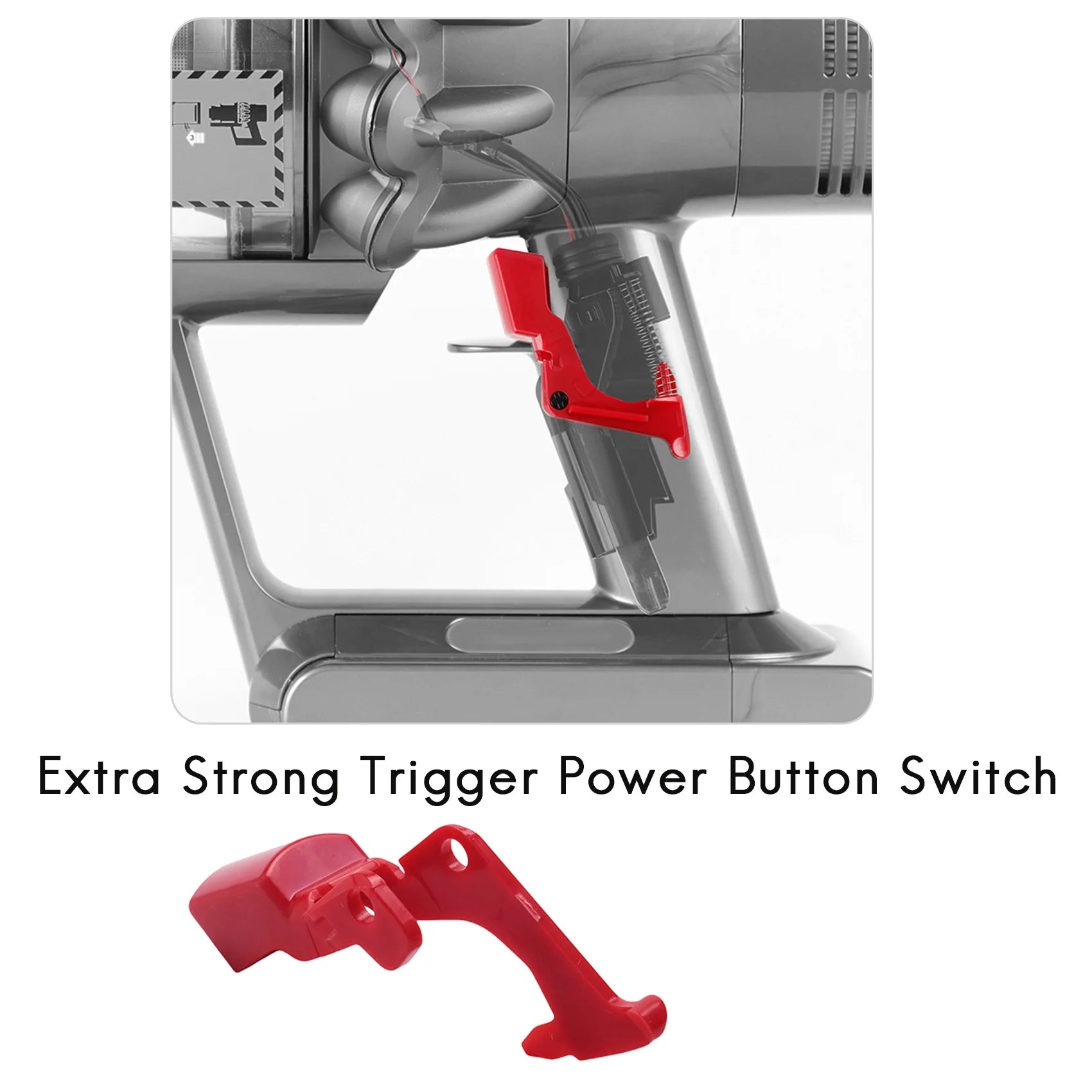 Elexxxo GripLock Trigger Assist for V10/V11 Cordless Vacuum