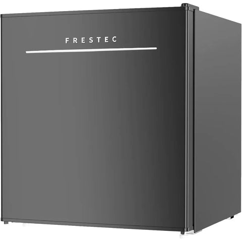 Frestec 1.7 Cu.Ft Mini Fridge with Freezer,Mini Fridge for Bedroom,Small Refrigerator,Dorm Refrigerators with Freezer,(Black)