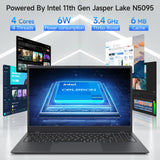 Elexxxo ProEdge 15" Ultra-Slim Business Laptop (16GB RAM, 1TB SSD, Windows 11)