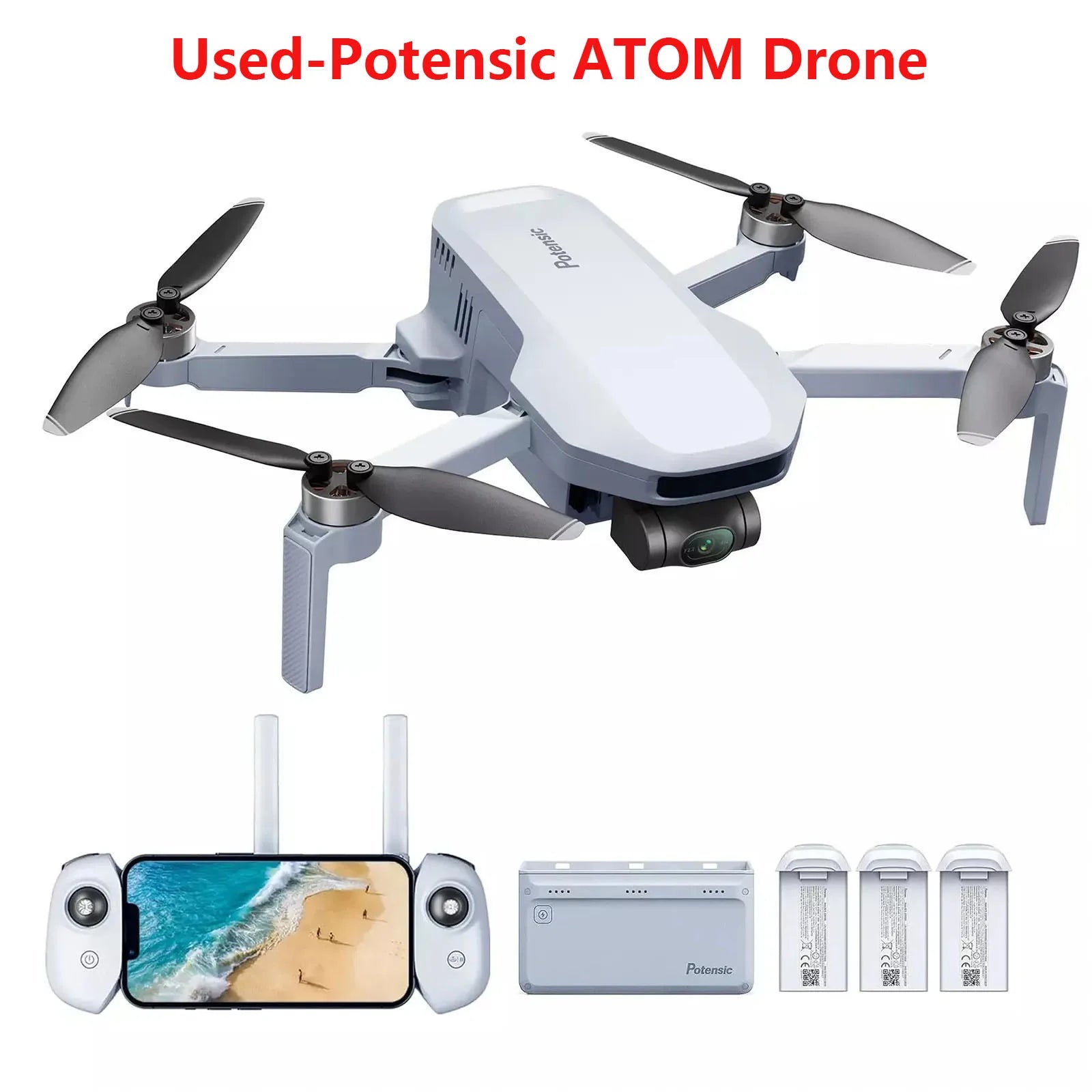 Elexxxo AtomAir R 4K Drone – Refurbished Edition