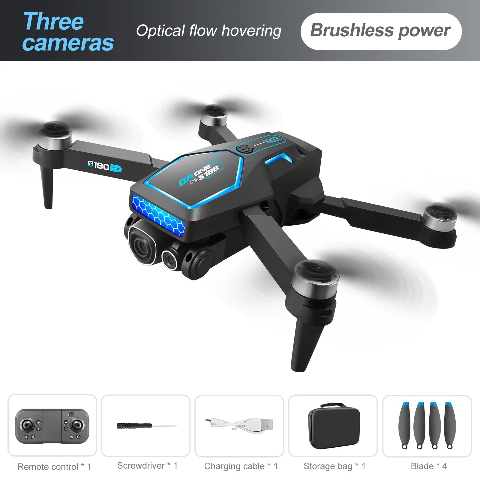 Elexxxo AeroLite S2 – Compact 4K Drone with 360° Obstacle Avoidance