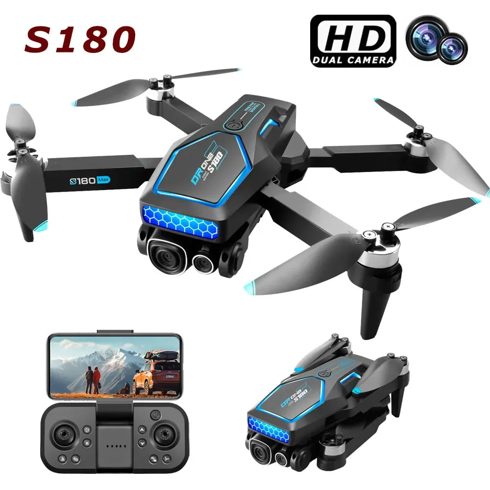 Elexxxo AeroLite S2 – Compact 4K Drone with 360° Obstacle Avoidance