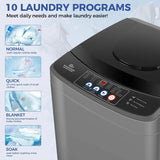 Nictemaw Portable Washing Machine, 20Lbs Capacity Full-Automatic Portable Washer Machine, 2.8Cu.ft Compact Laundry Machine