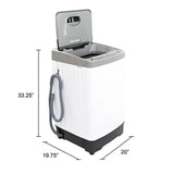 Portable Washing Machine 1.38 Cu. Ft. with 8 Automatic Cycles Compact Apartments Dorms RVs Standard Sink/Faucet Attachment Space