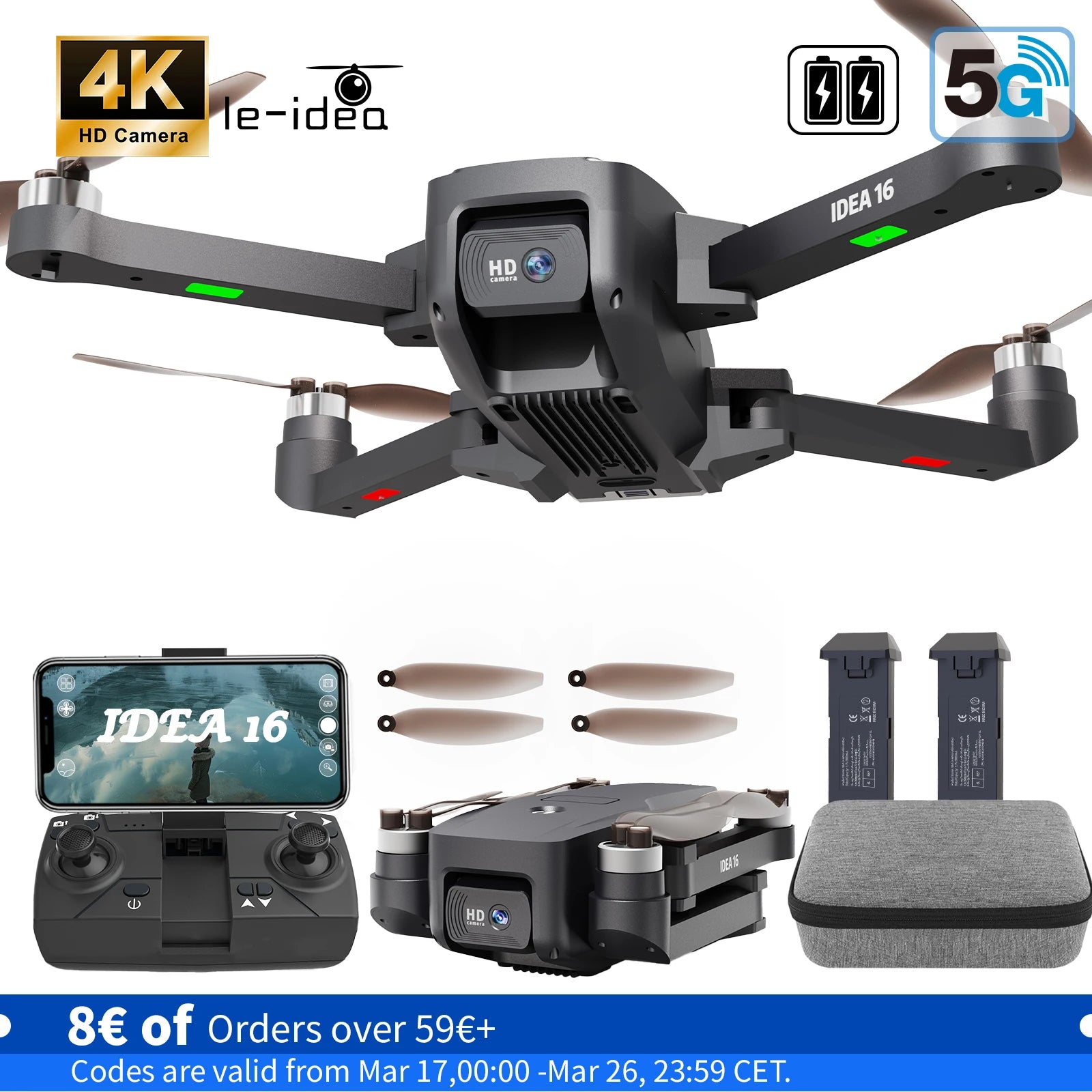 Elexxxo AeroSwift IDEA16 4K FPV Drone