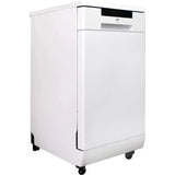 TGBFSPT SD-9263W 18″Wide Portable Dishwasher with ENERGY STAR,6 Wash Programs,8 Place Settings and Stainless Steel Tub–White,Ali
