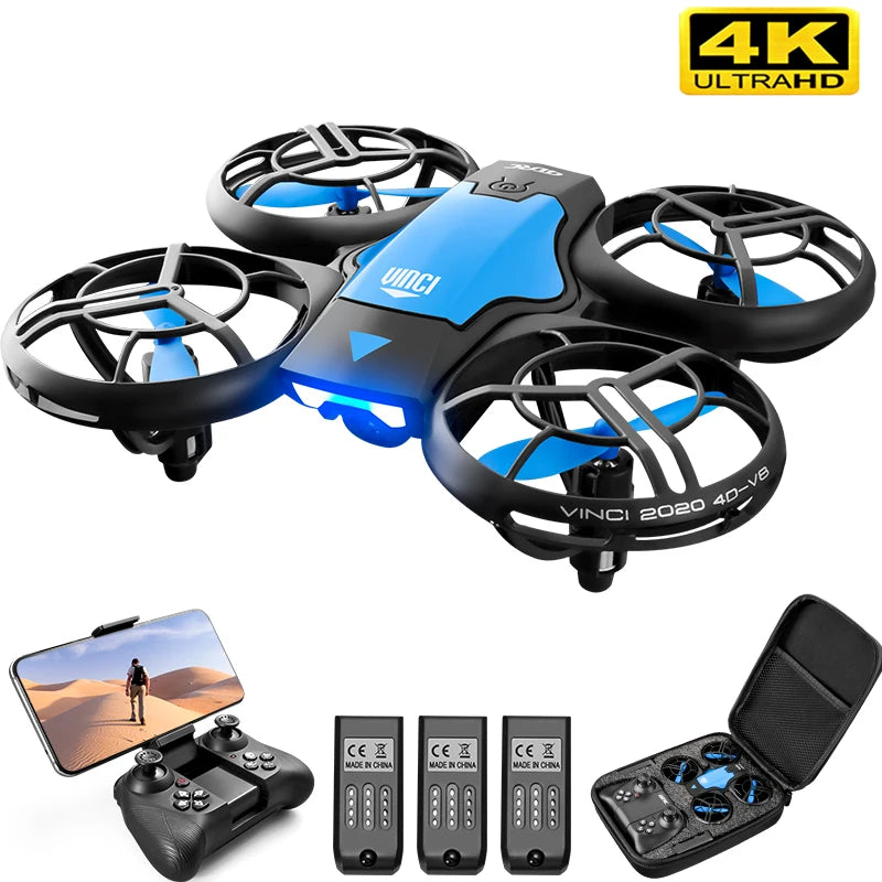Elexxxo AeroMini V8 — 4K Pocket Drone with Obstacle Avoidance