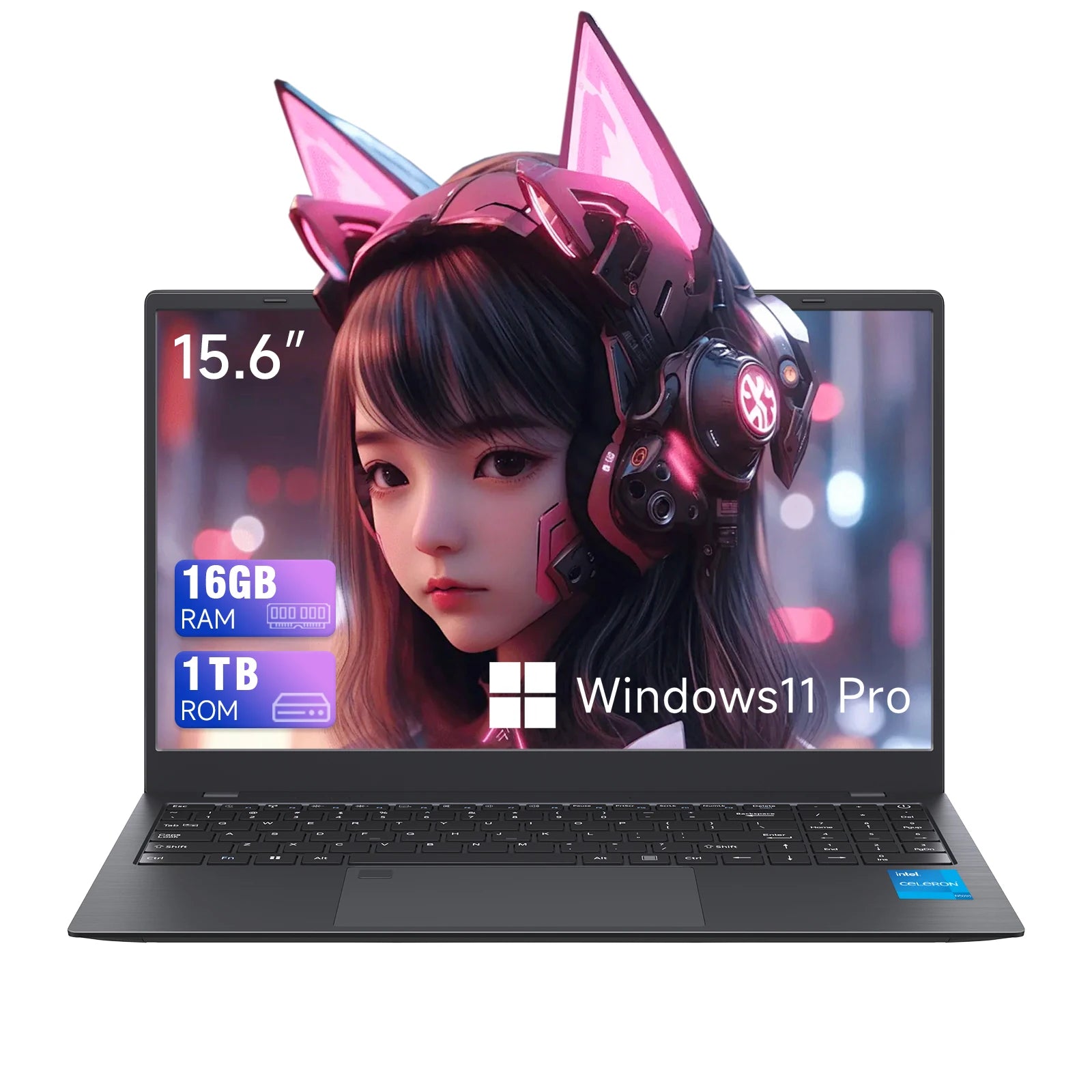 Elexxxo ProEdge 15" Ultra-Slim Business Laptop (16GB RAM, 1TB SSD, Windows 11)