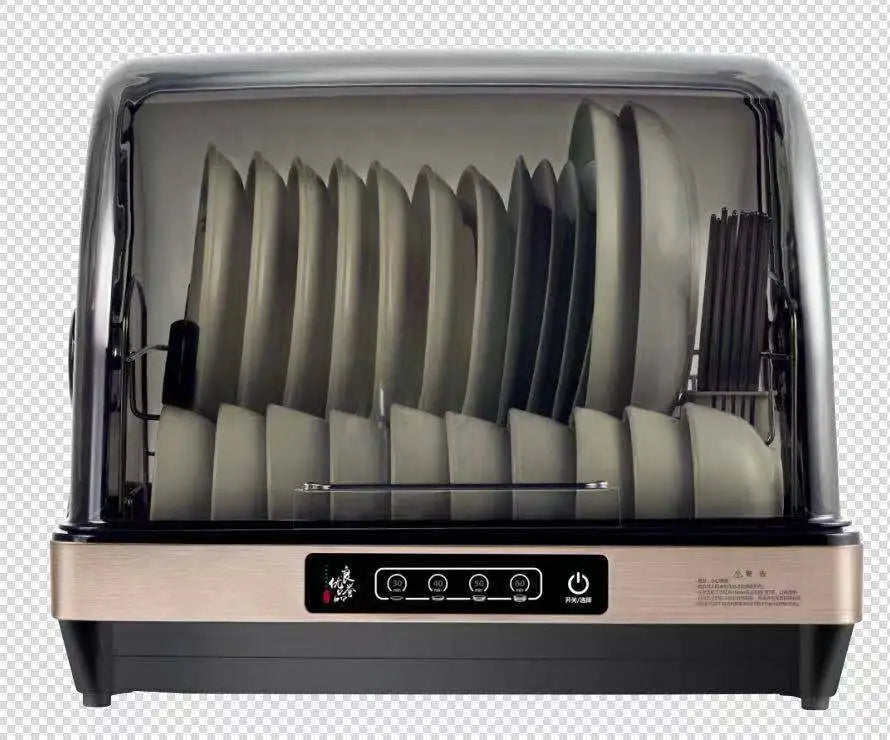 42L Full-Automatic Tabletop Dish sterilizer Small Disinfection Cabinet Intelligent Embedded Dishes Tableware Sterilizer Domestic