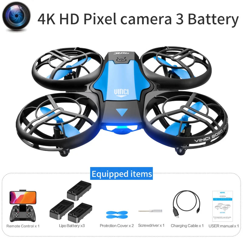 Elexxxo AeroMini V8 — 4K Pocket Drone with Obstacle Avoidance