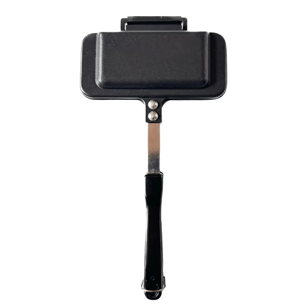 Hot Dog Toaster Non Stick Aluminum Alloy Double-Sided Sandwich Pan Bread Toast Breakfast Machine Double-Sided Sandwich Fry Pan