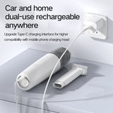 Elexxxo SwiftClean Mini — Cordless Handheld Vacuum with Wireless Charging
