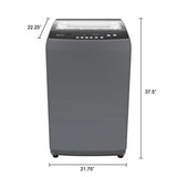 Portable Washing Machine 2.0 Cu. Ft. Standard Sink/Faucet Attachment 6 Cycles Compact Apartments Dorms Stainless Steel TubADA