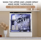 Countertop Dishwasher Countertop Dishwasher With Tank Portable Dishwasher Two Water Supply Methods, Suitable For Apartments And