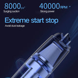 Elexxxo SwiftClean Mini — Cordless Handheld Vacuum with Wireless Charging