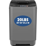 Nictemaw Portable Washing Machine, 20Lbs Capacity Full-Automatic Portable Washer Machine, 2.8Cu.ft Compact Laundry Machine